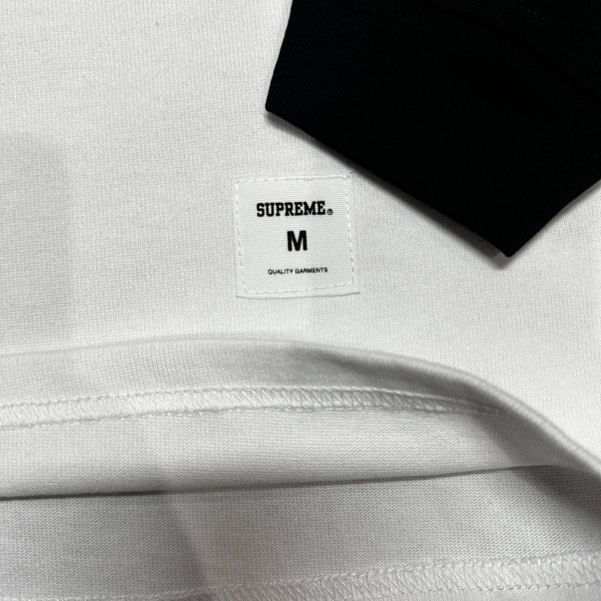 Supreme Tiger Raglan L/S Top in White