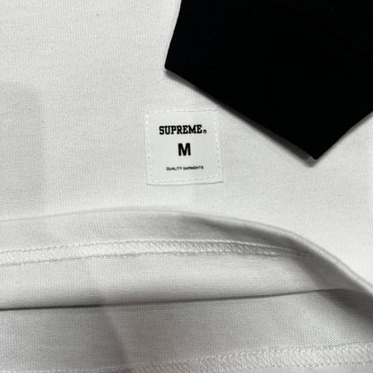 Supreme Tiger Raglan L/S Top in White