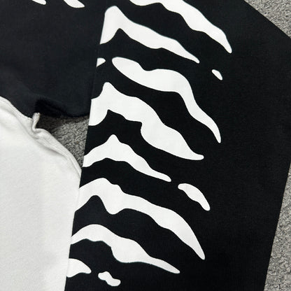Supreme Tiger Raglan L/S Top in White