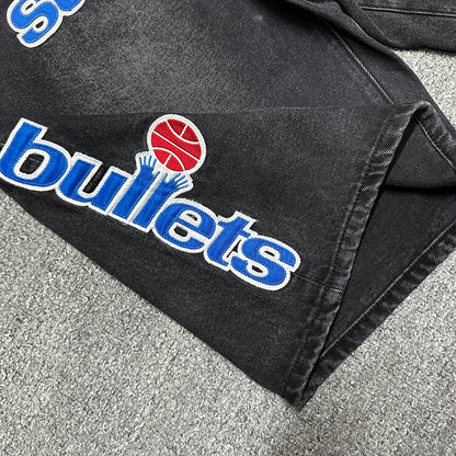 Supreme / Mitchell & Ness Washington Bullets Baggy Denim Short
