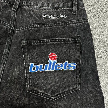 Supreme / Mitchell & Ness Washington Bullets Baggy Denim Short