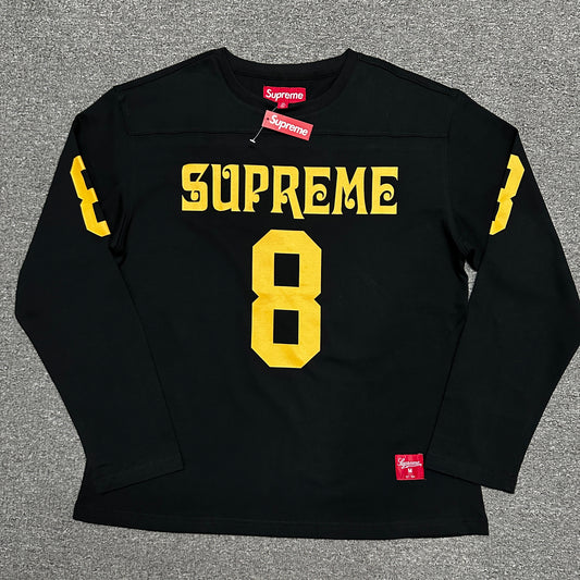 Supreme Affiliated L/S Football Top in Black
