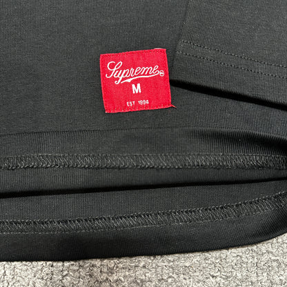 Supreme Affiliated L/S Football Top in Black