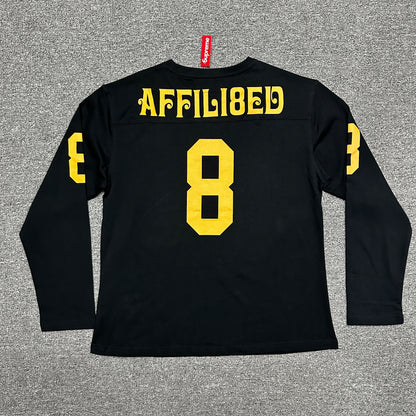 Supreme Affiliated L/S Football Top in Black