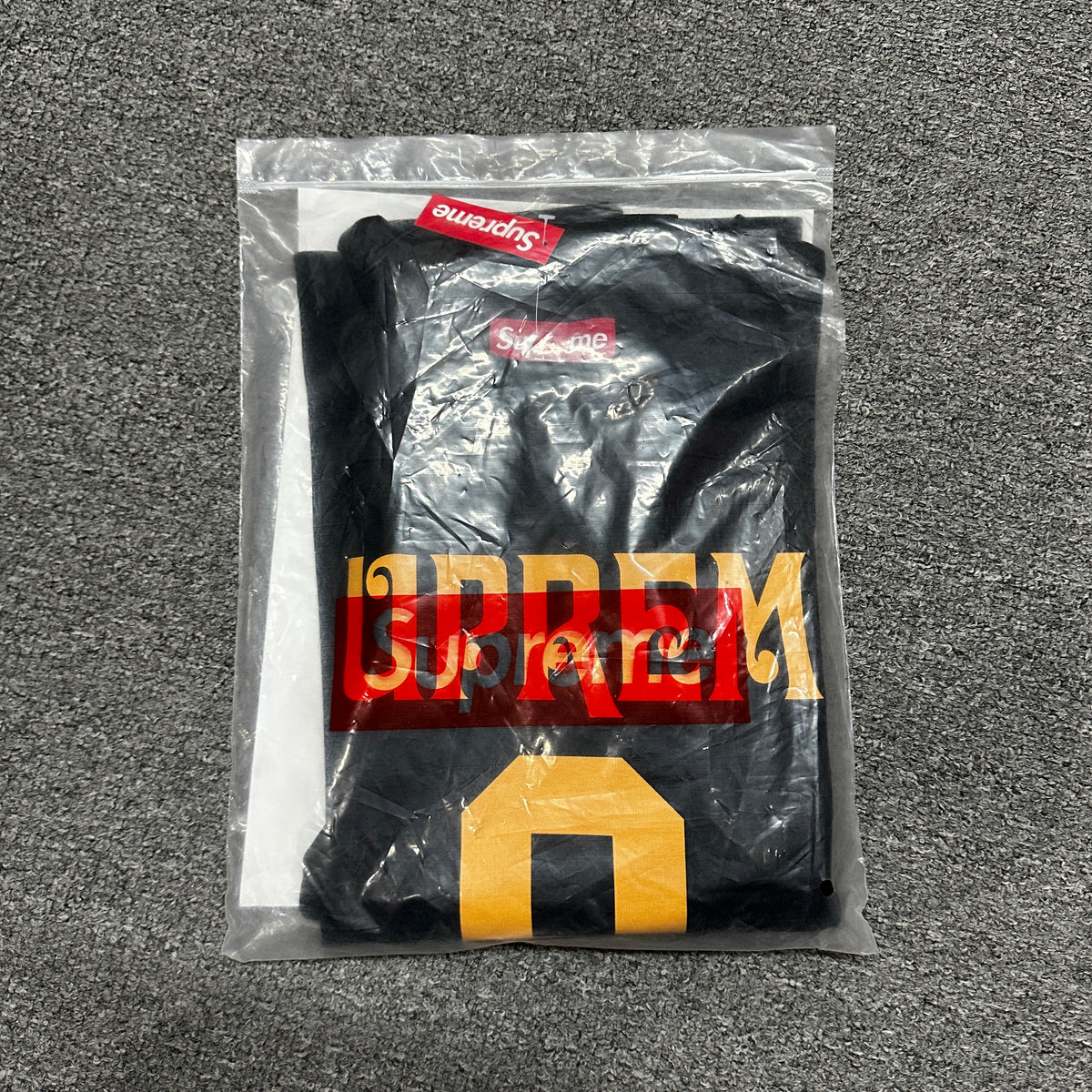 Supreme Affiliated L/S Football Top in Black