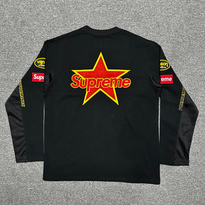 Supreme x Vanson Leathers L/S Top in Black