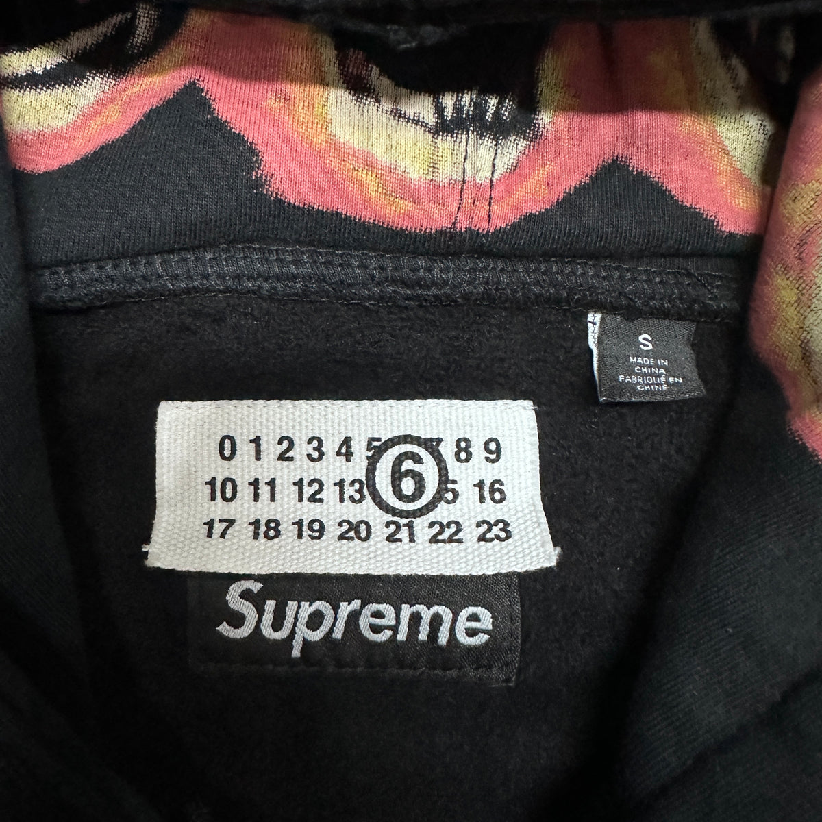 Supreme x MM6 Maison Margiela Zip Up Hooded Sweatshirt