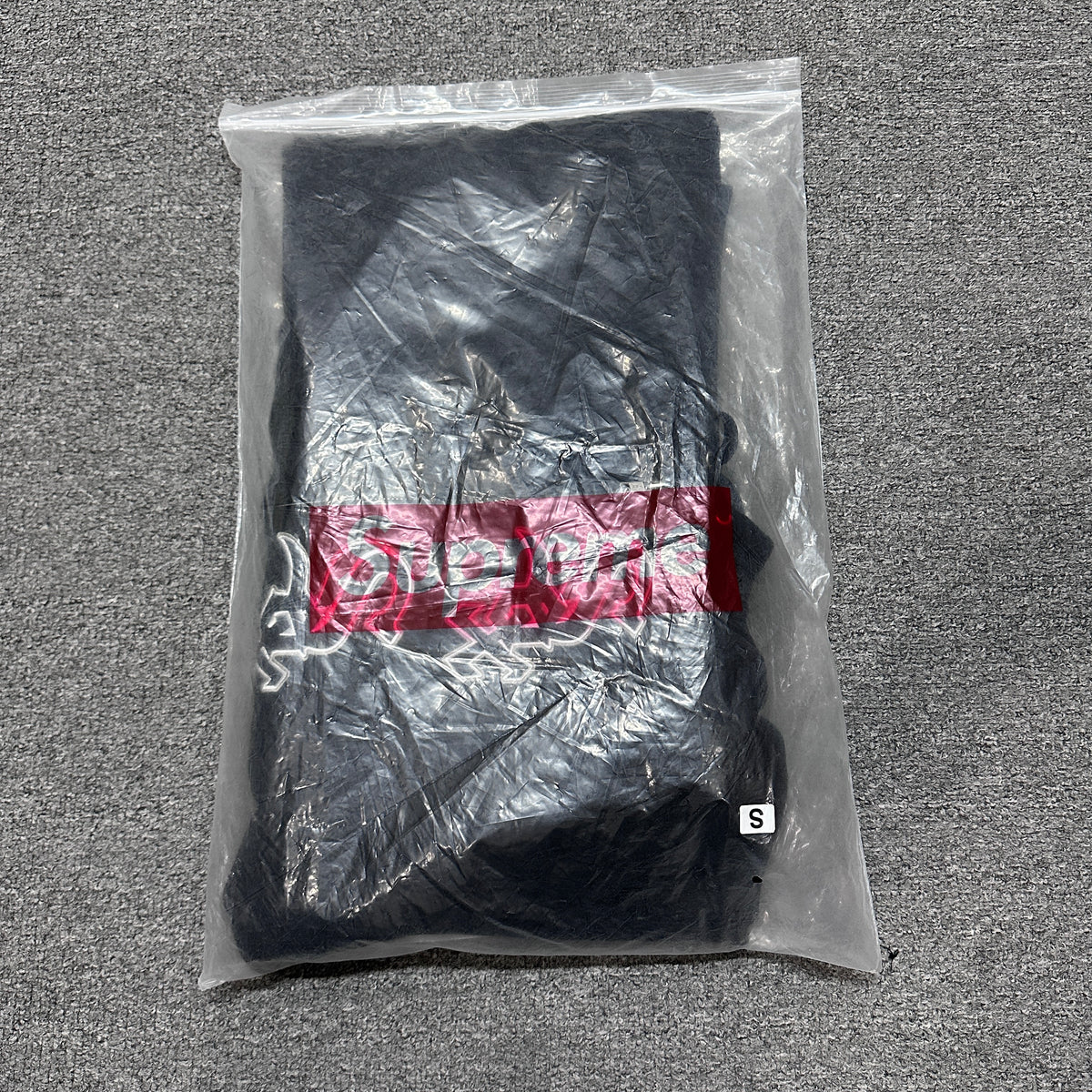 Supreme / Chicago White Sox Zip Up Hooded Sweatshirt in Black