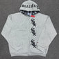 Supreme / Chicago White Sox Zip Up Hooded Sweatshirt in Black