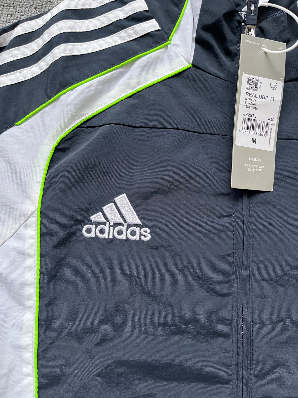 Adidas Real Madrid Urban Purist (UBP) Track Top Jacket