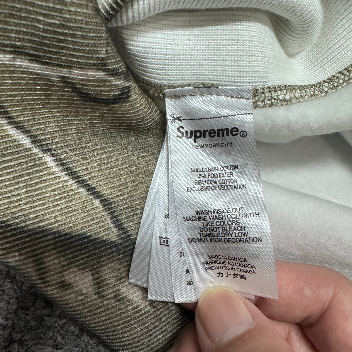 Supreme Box Logo Hooded Sweatshirt (FW25) in Realtree AP Camo