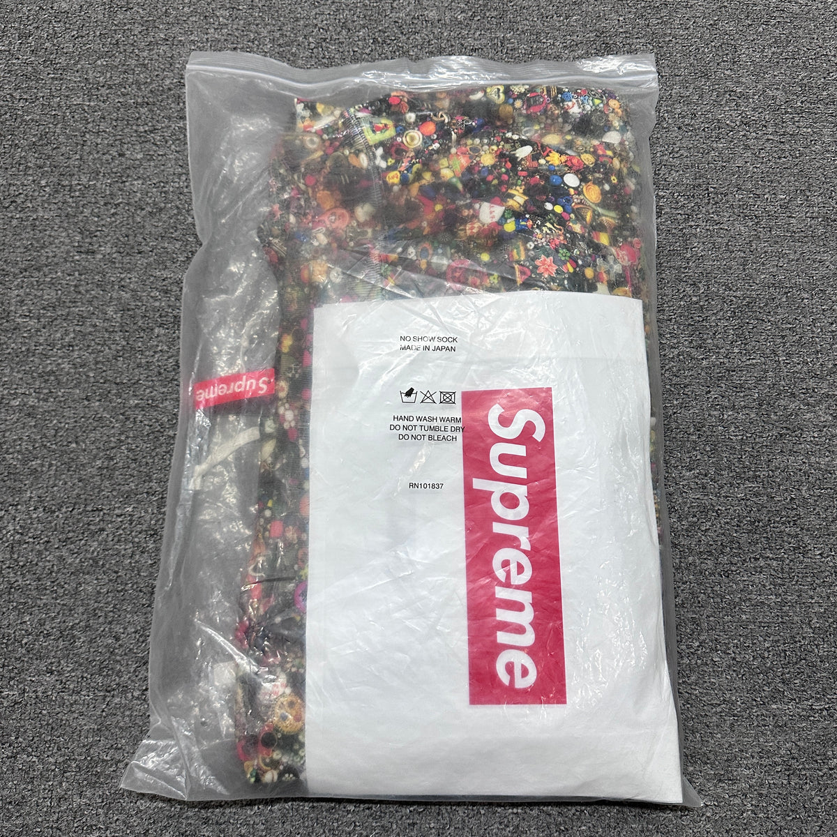 Supreme x Mike Kelley Zip Up Hooded Sweatshirt