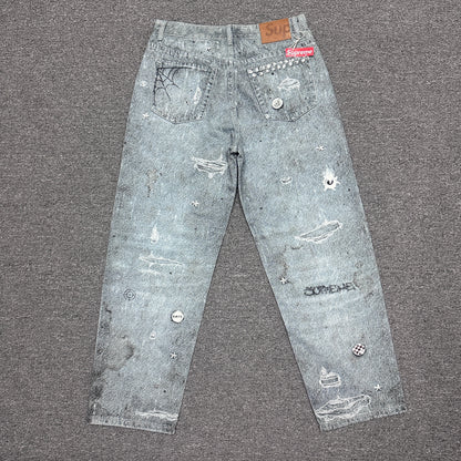 Supreme HJR Trompe L'oeil Loose Fit Jean