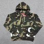 Supreme Big Logo Zip Up Hooded Sweatshirt