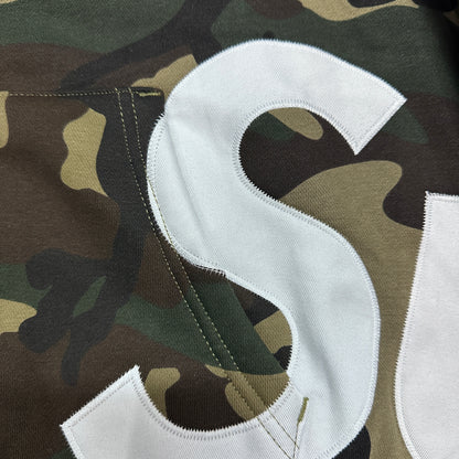 Supreme Big Logo Zip Up Hooded Sweatshirt