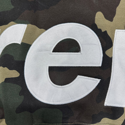 Supreme Big Logo Zip Up Hooded Sweatshirt