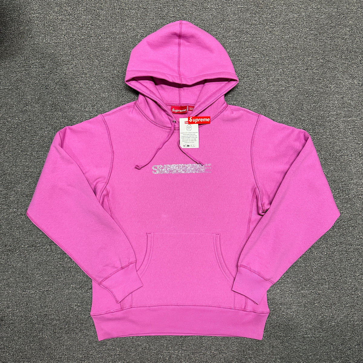 Supreme Swarovski Motion Logo Hooded Sweatshirt