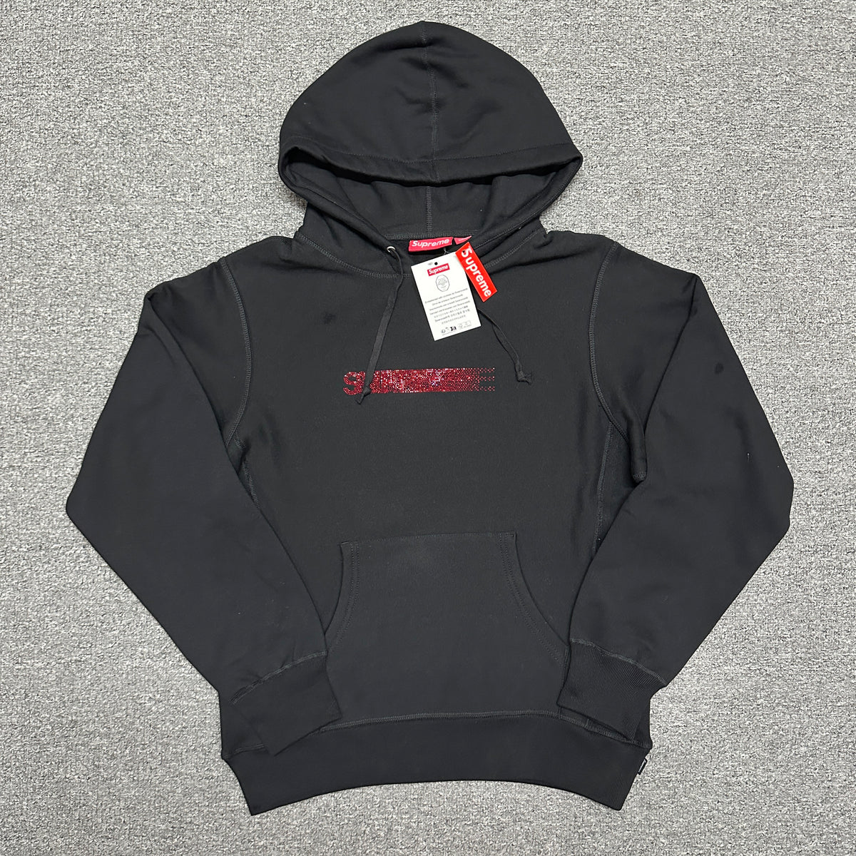 Supreme Swarovski Motion Logo Hooded Sweatshirt