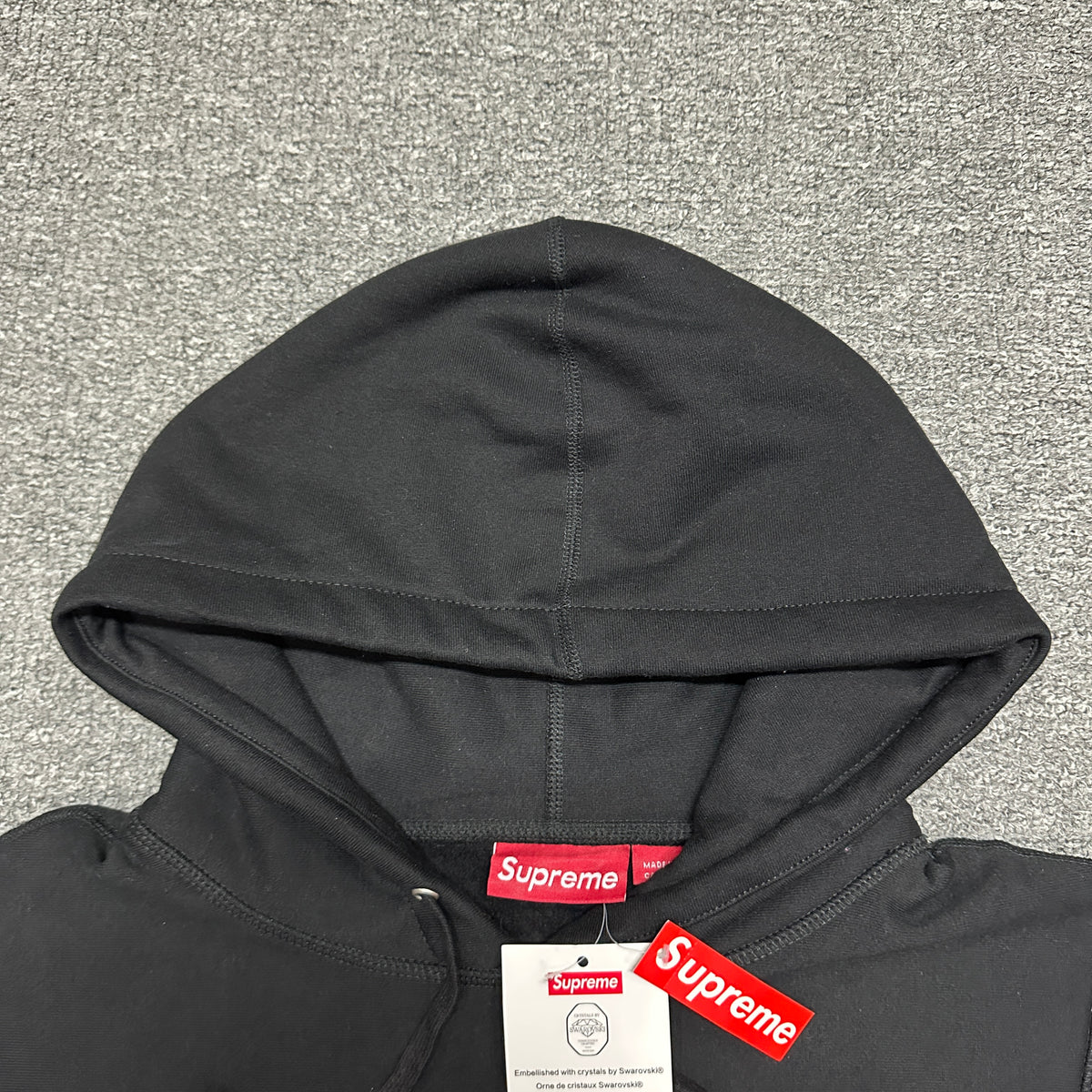 Supreme Swarovski Motion Logo Hooded Sweatshirt