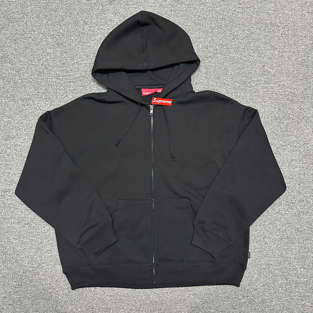 Supreme Cut Out Zip Up Hooded Sweatshirt