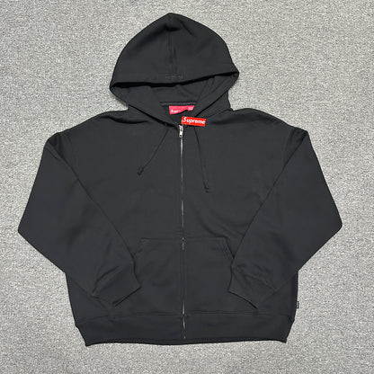 Supreme Cut Out Zip Up Hooded Sweatshirt