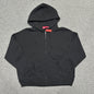 Supreme Cut Out Zip Up Hooded Sweatshirt