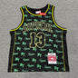 Supreme x Mitchell & Ness Monogram Basketball Jersey in Black