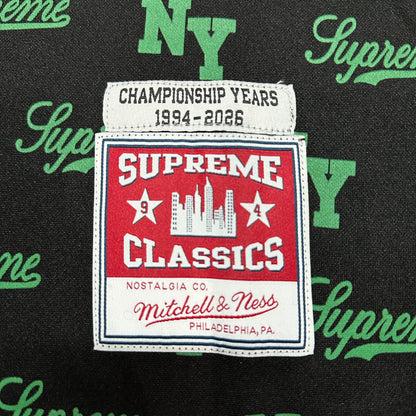 Supreme x Mitchell & Ness Monogram Basketball Jersey in Black