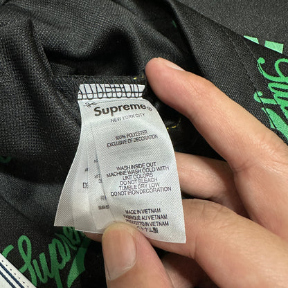 Supreme x Mitchell & Ness Monogram Basketball Jersey in Black