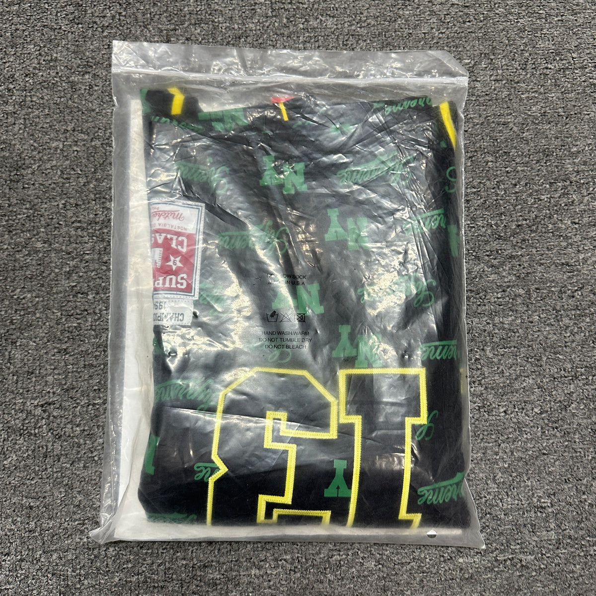Supreme x Mitchell & Ness Monogram Basketball Jersey in Black