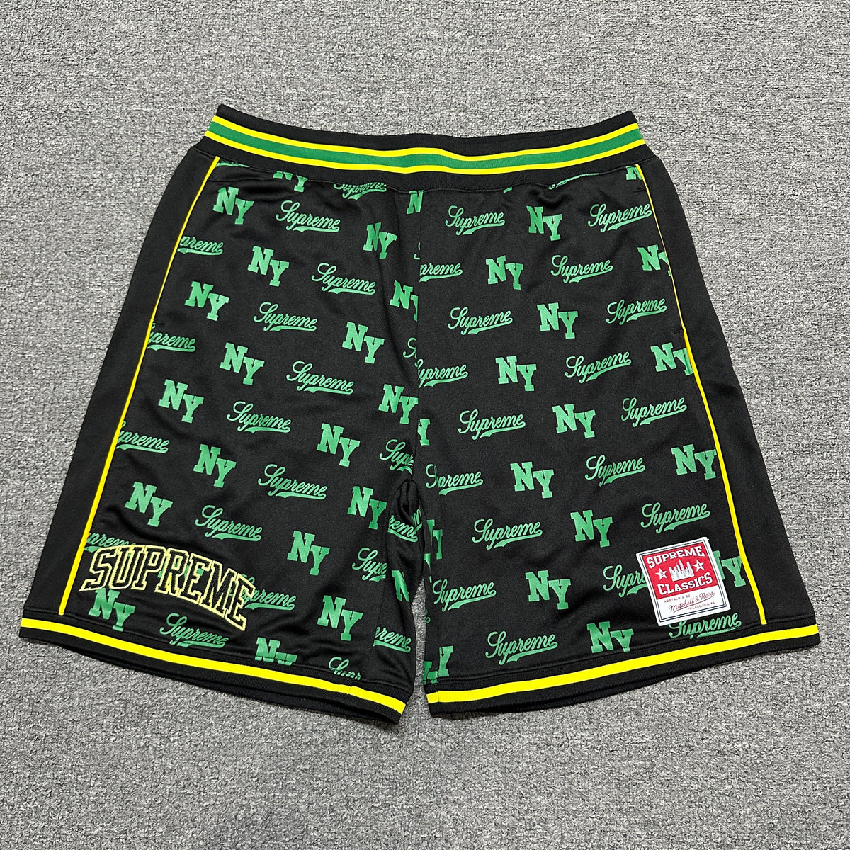 Supreme x Mitchell & Ness Monogram Basketball Shorts