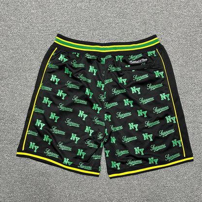 Supreme x Mitchell & Ness Monogram Basketball Shorts