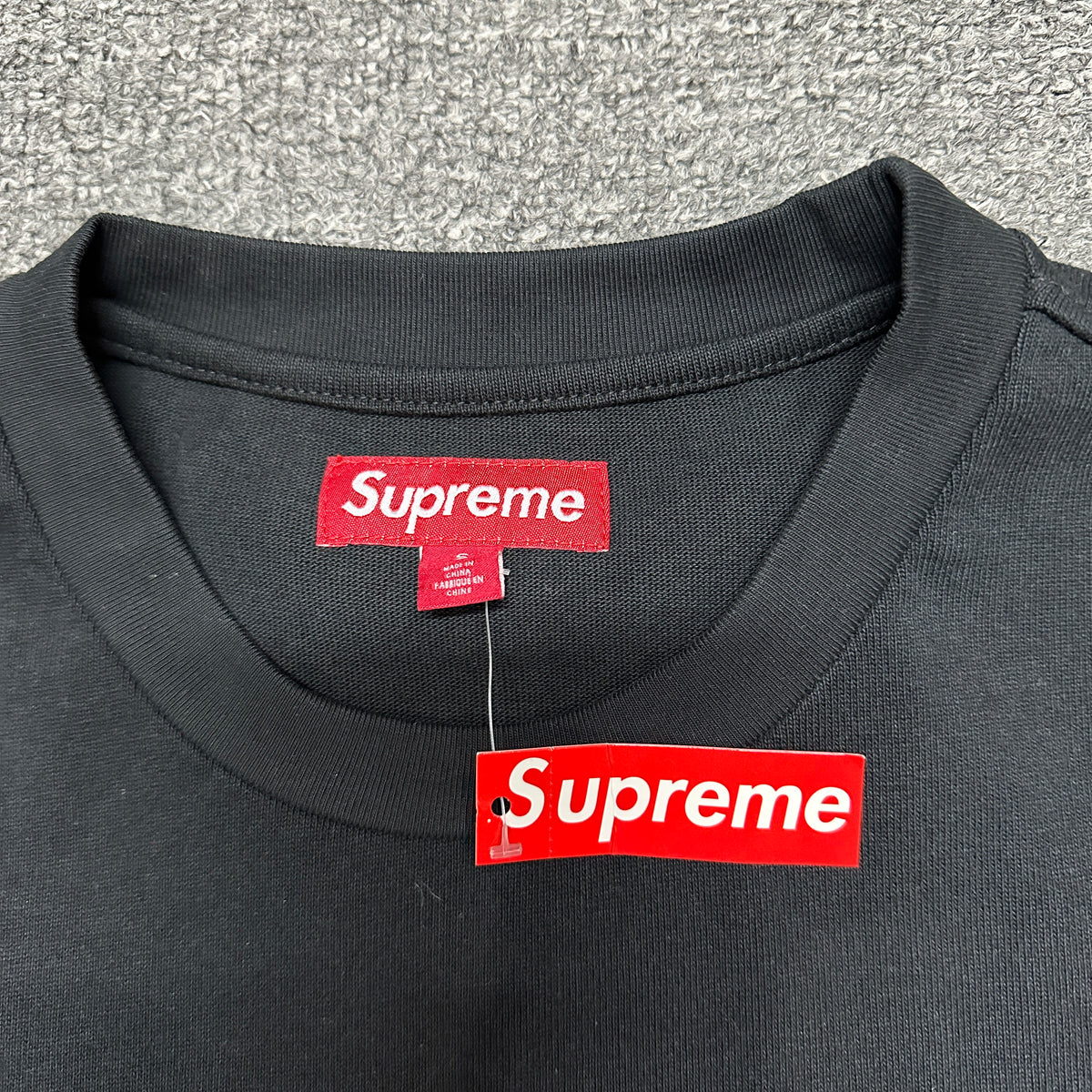 Supreme Cut Out Zip Up Hooded Sweatshirt