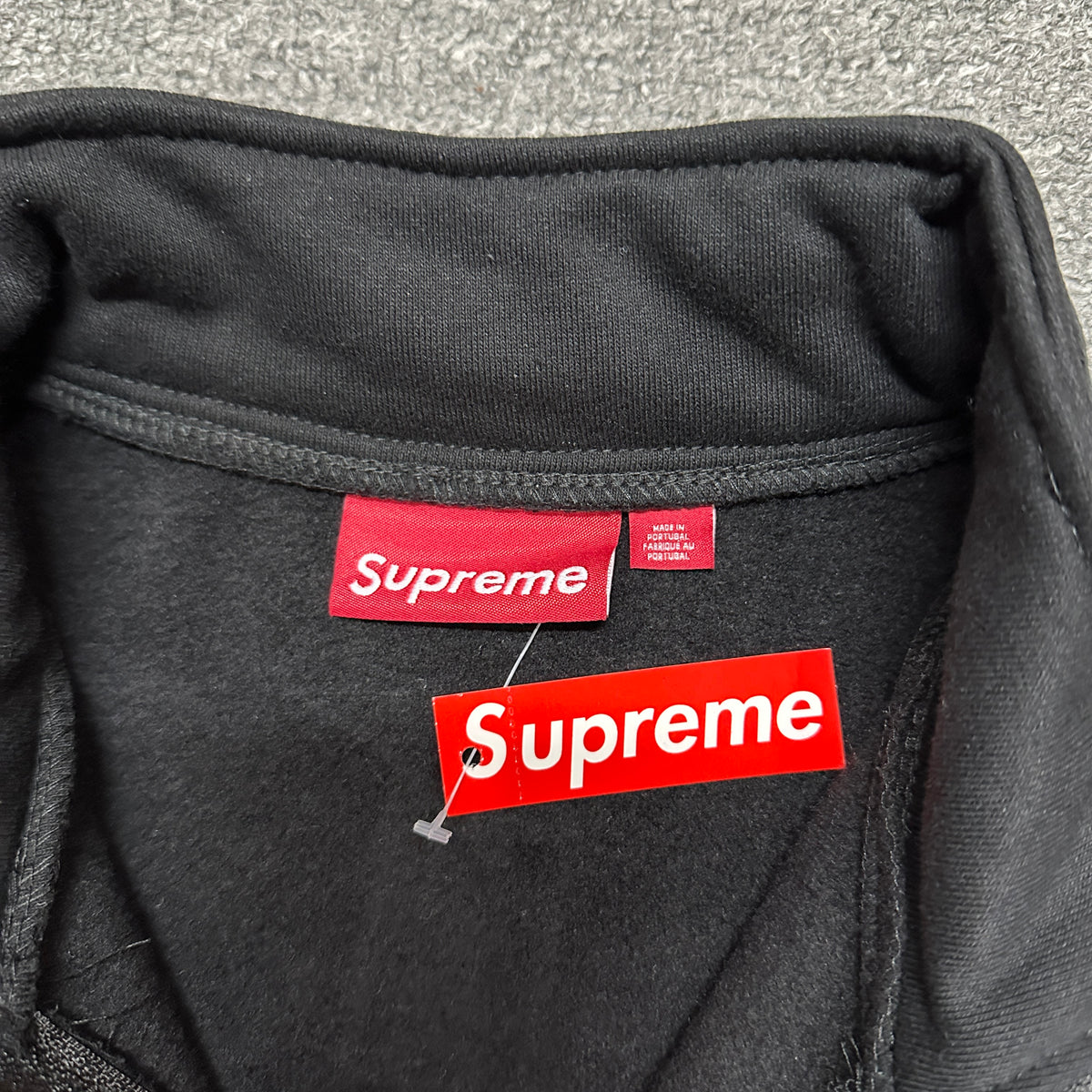 Supreme Crest Applique Half Zip Pullover