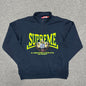 Supreme Crest Applique Half Zip Pullover