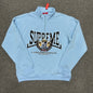 Supreme Crest Applique Half Zip Pullover