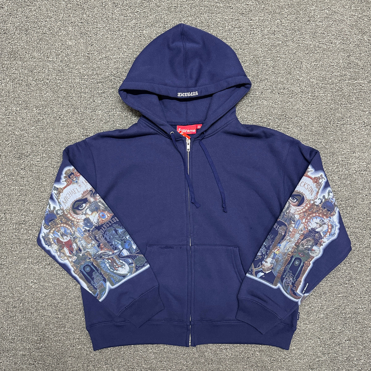 Supreme Michael Jackson Dangerous Zip Up Hooded Sweatshirt