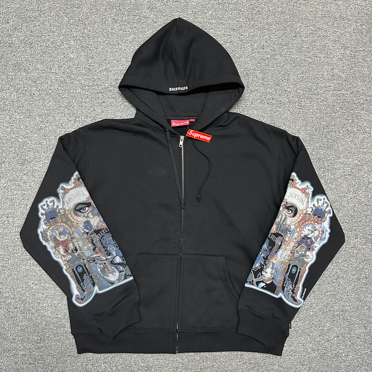 Supreme Michael Jackson Dangerous Zip Up Hooded Sweatshirt