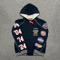 Supreme Playoffs Zip Up Hooded Sweatshirt