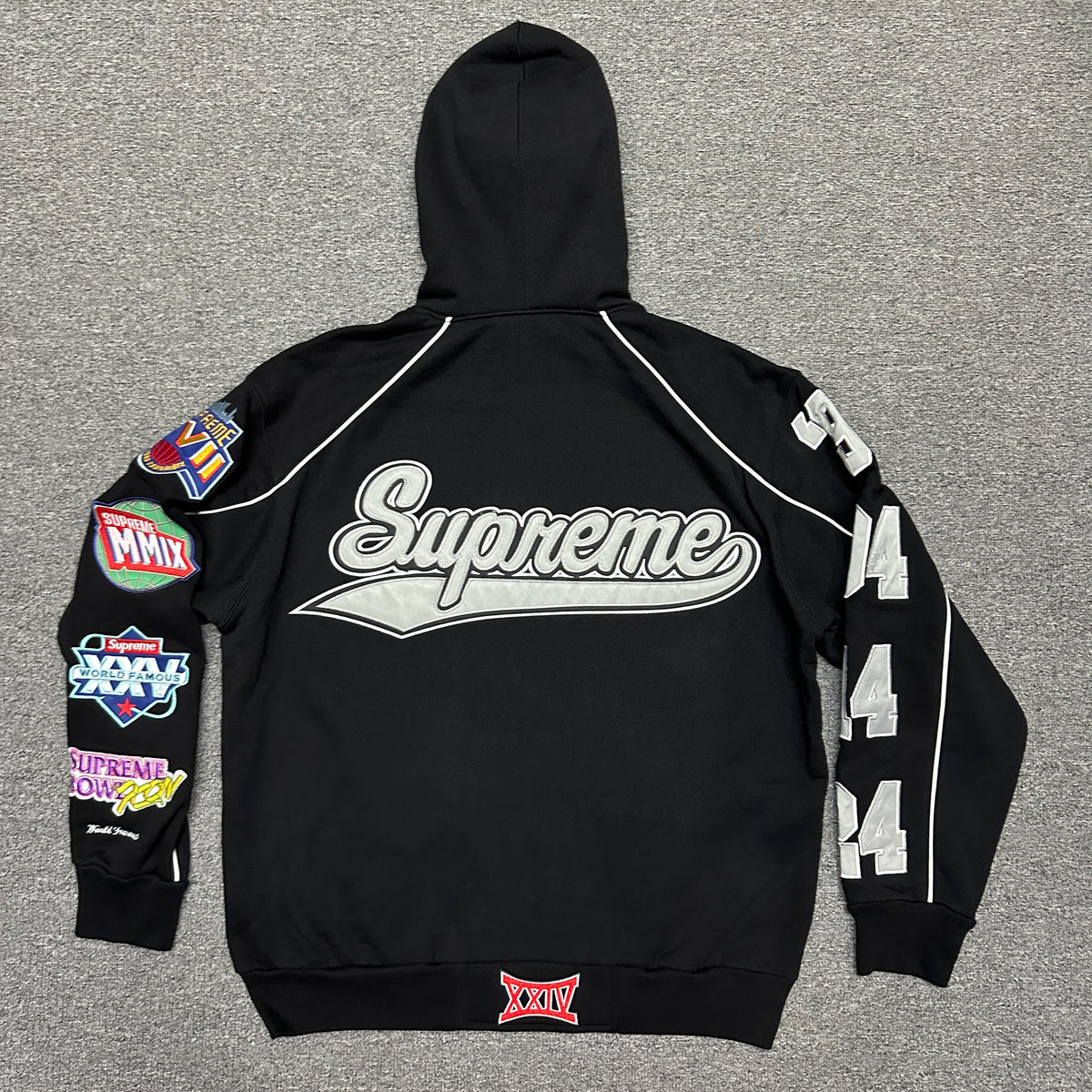 Supreme Playoffs Zip Up Hooded Sweatshirt