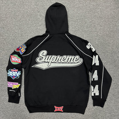 Supreme Playoffs Zip Up Hooded Sweatshirt