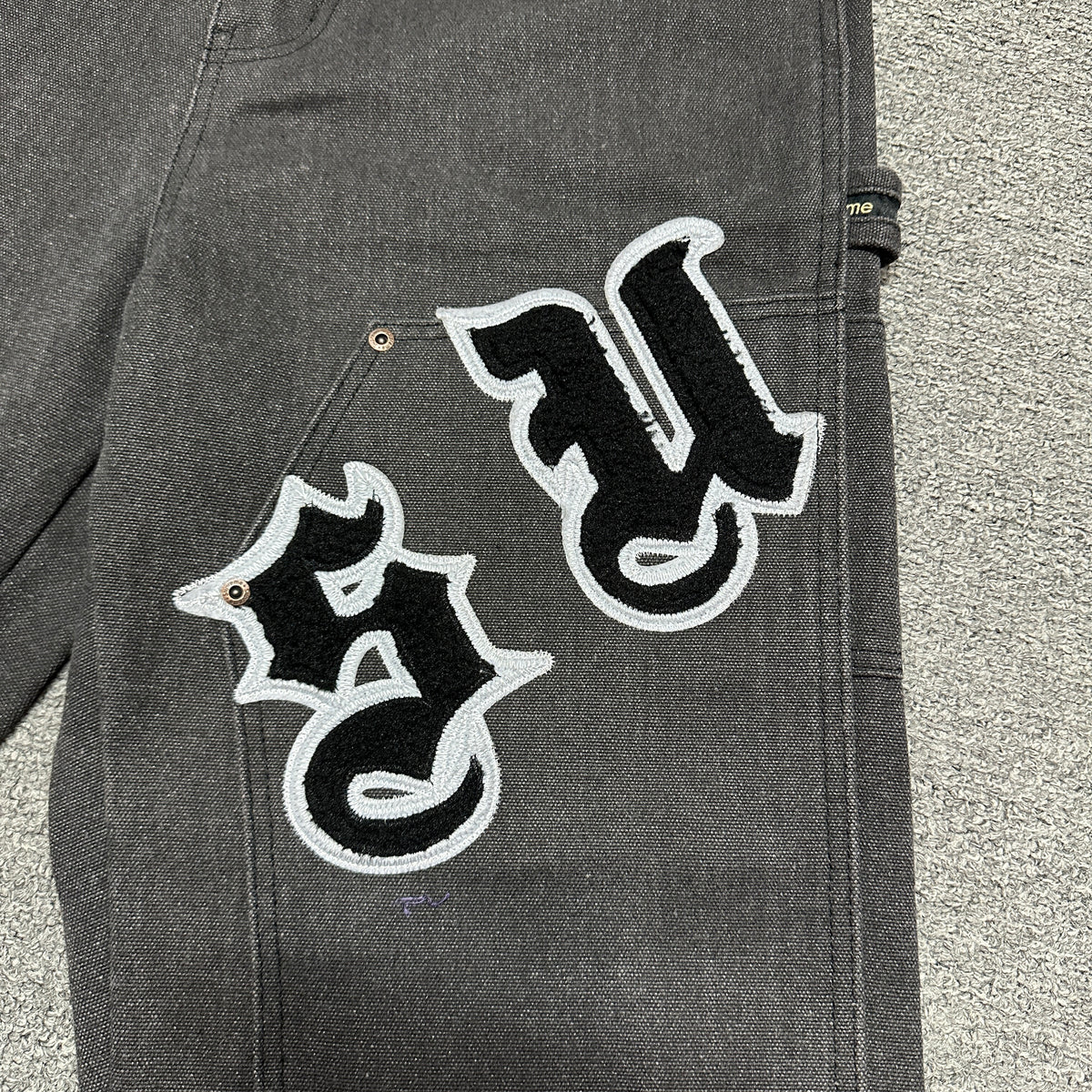 Supreme Old English Canvas Double Knee Painter Pant