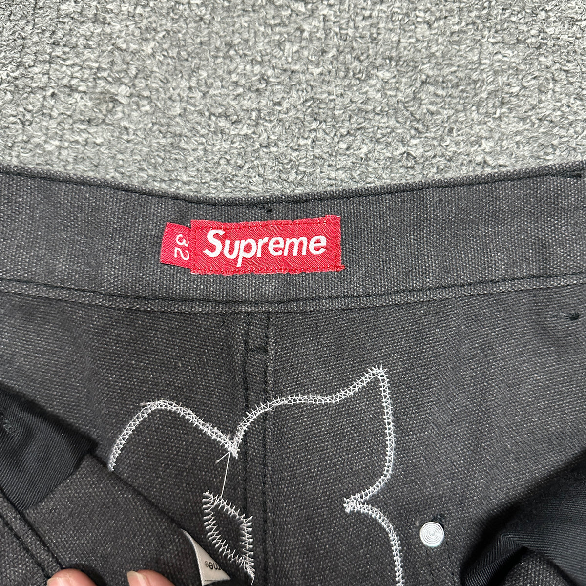 Supreme Old English Canvas Double Knee Painter Pant