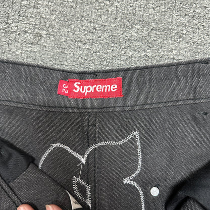 Supreme Old English Canvas Double Knee Painter Pant