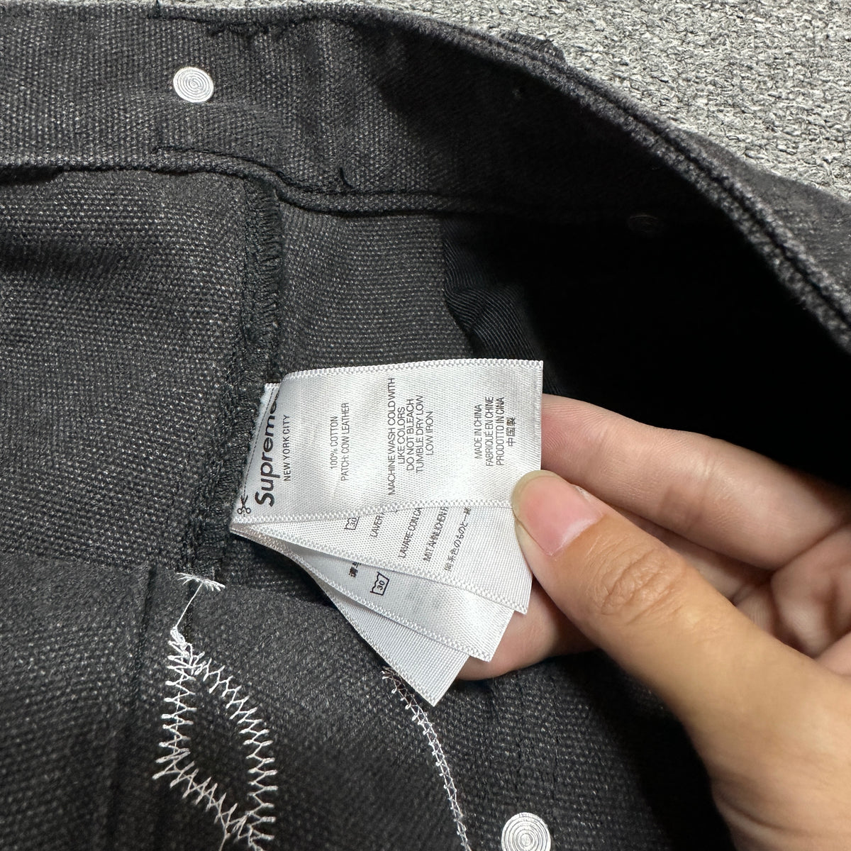 Supreme Old English Canvas Double Knee Painter Pant
