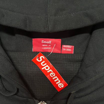 Supreme Arc Logo Thermal Zip Up Hooded Sweatshirt