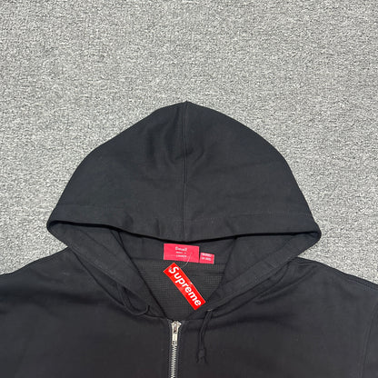 Supreme Arc Logo Thermal Zip Up Hooded Sweatshirt
