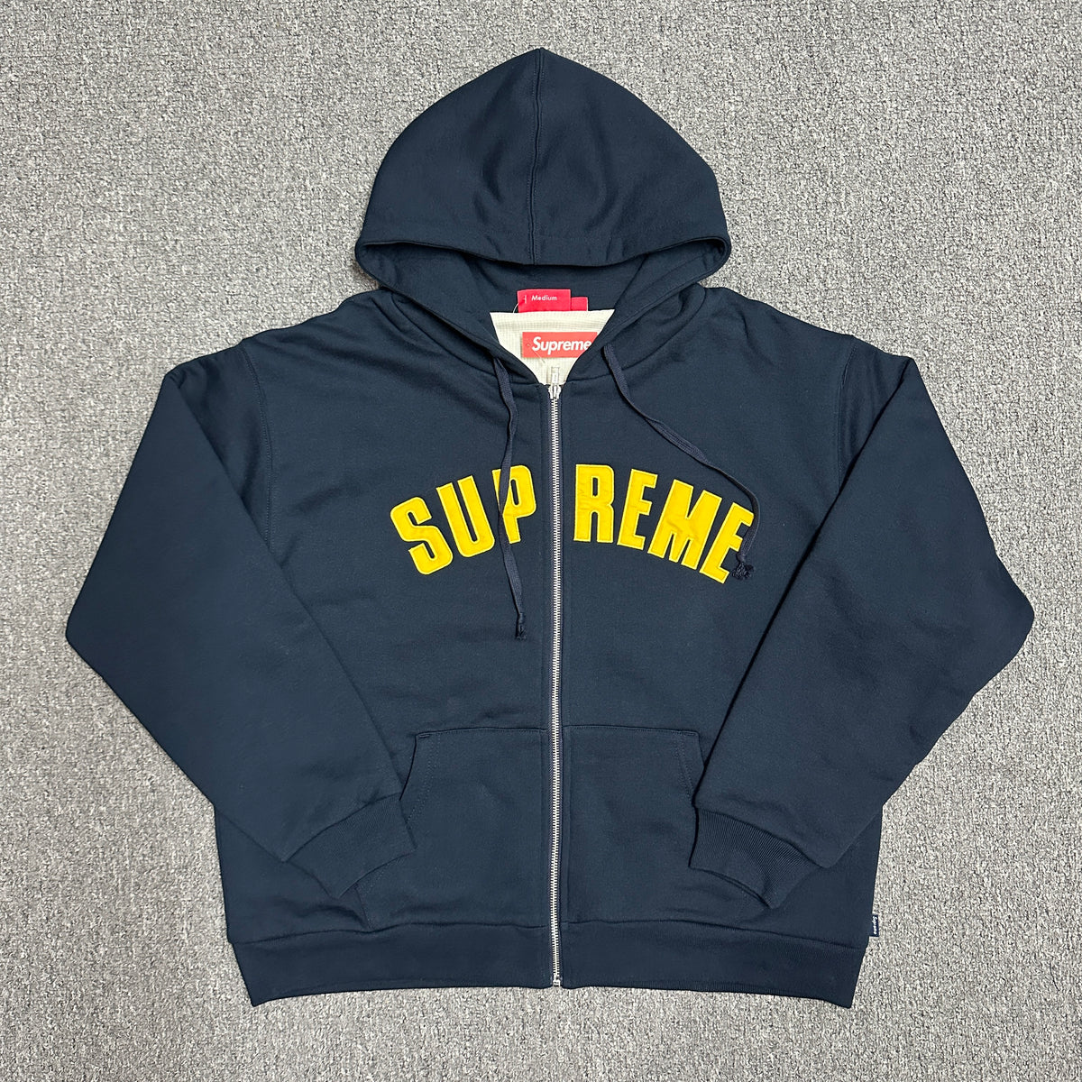 Supreme Arc Thermal Lined Zip Up Hooded Sweatshirt