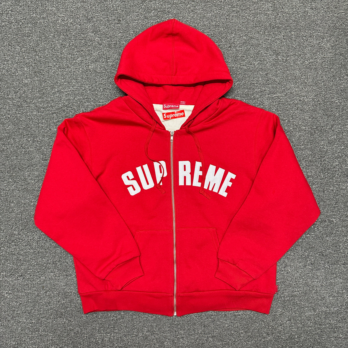 Supreme Arc Thermal Lined Zip Up Hooded Sweatshirt