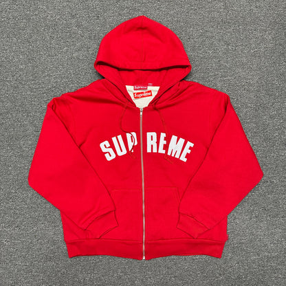 Supreme Arc Thermal Lined Zip Up Hooded Sweatshirt